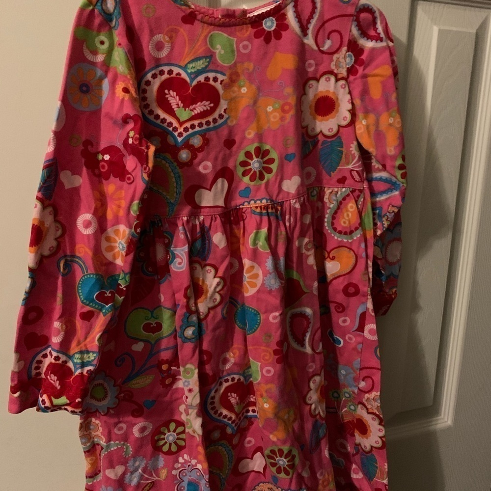 Hanna Andersson Floral Dress Size 120 (6-7)